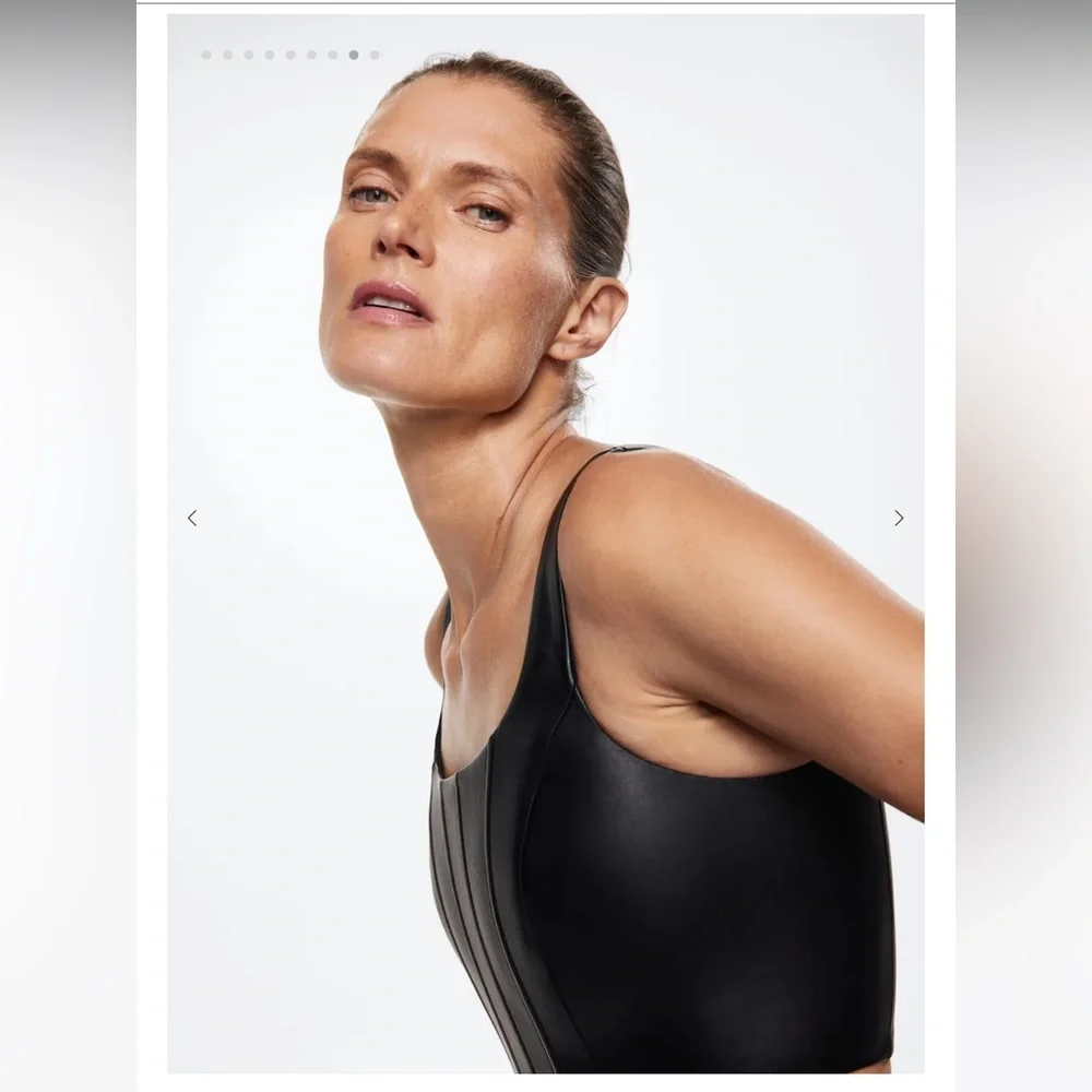 Mango | Women's Corset style top | Black | Medium | NWT - Picture 3 of 12